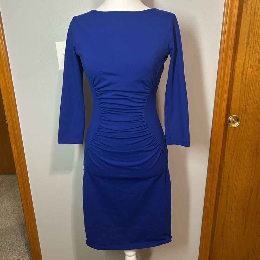 Susana Monaco Revolve royal blue bodycon dress size XS Made in the USA